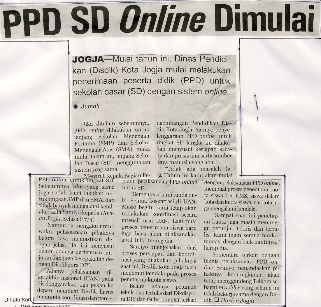 Kliping jogja terbaru